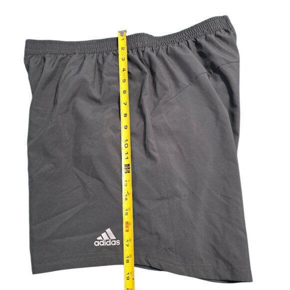 Adidas Aeroready Running Shorts Mens 2XL Liner Gray Lightweight Fitness Athletic - Picture 9 of 10